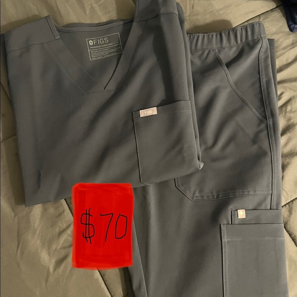 MENS FIGS SCRUBS- NIGHT SKY